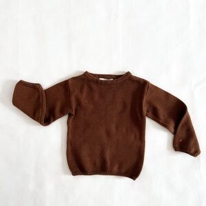 Ruffets & Co Brown Pullover 1-2Y PLAY for spot on arm